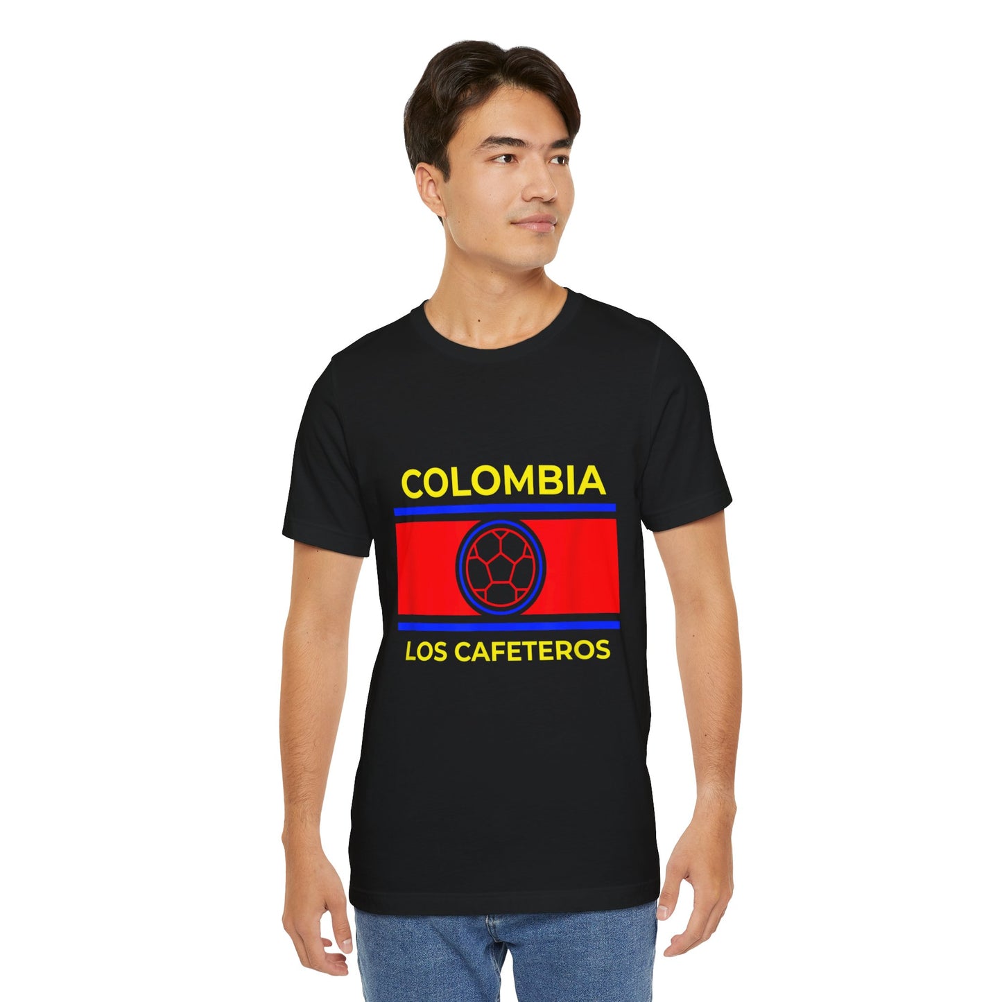 Colombia Los Cafeteros T-Shirt, Soccer Fan Apparel, Unisex Tee, Gift for Men & Women, National Pride Shirt, Casual Wear