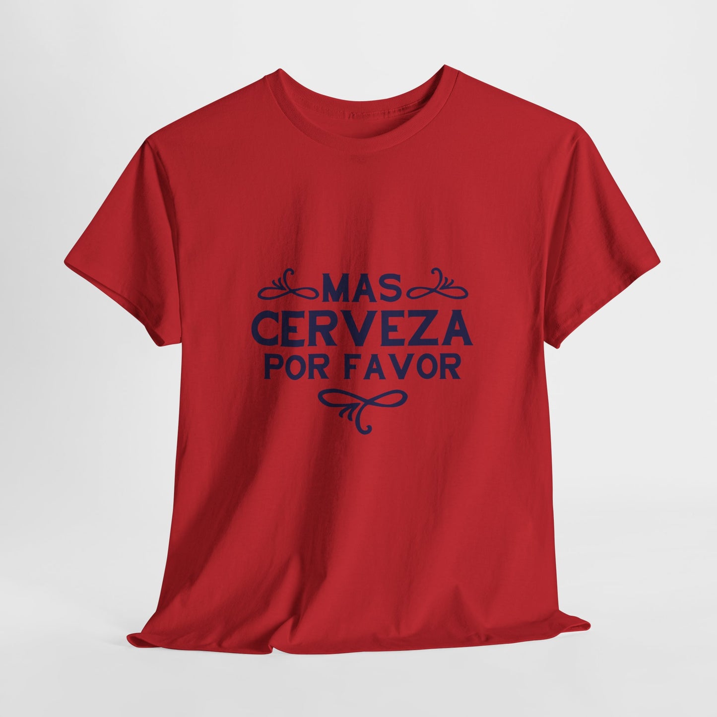 Funny Beer Lover Unisex Tee, Gift for Dad, Birthday Party Shirt, Casual Drinking Top, Humor T-Shirt, Mas Cerveza