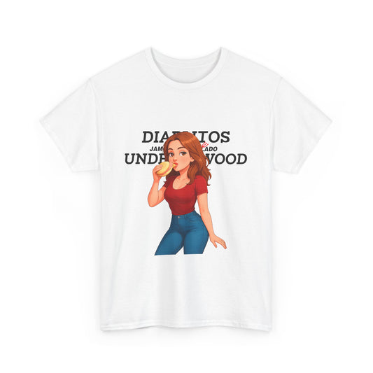 Playful Unisex Heavy Cotton Tee, Graphic T-Shirt, Funny Quote Tee, Gift for Friends, Casual Wear, Summer Outing, Camiseta Venezuela