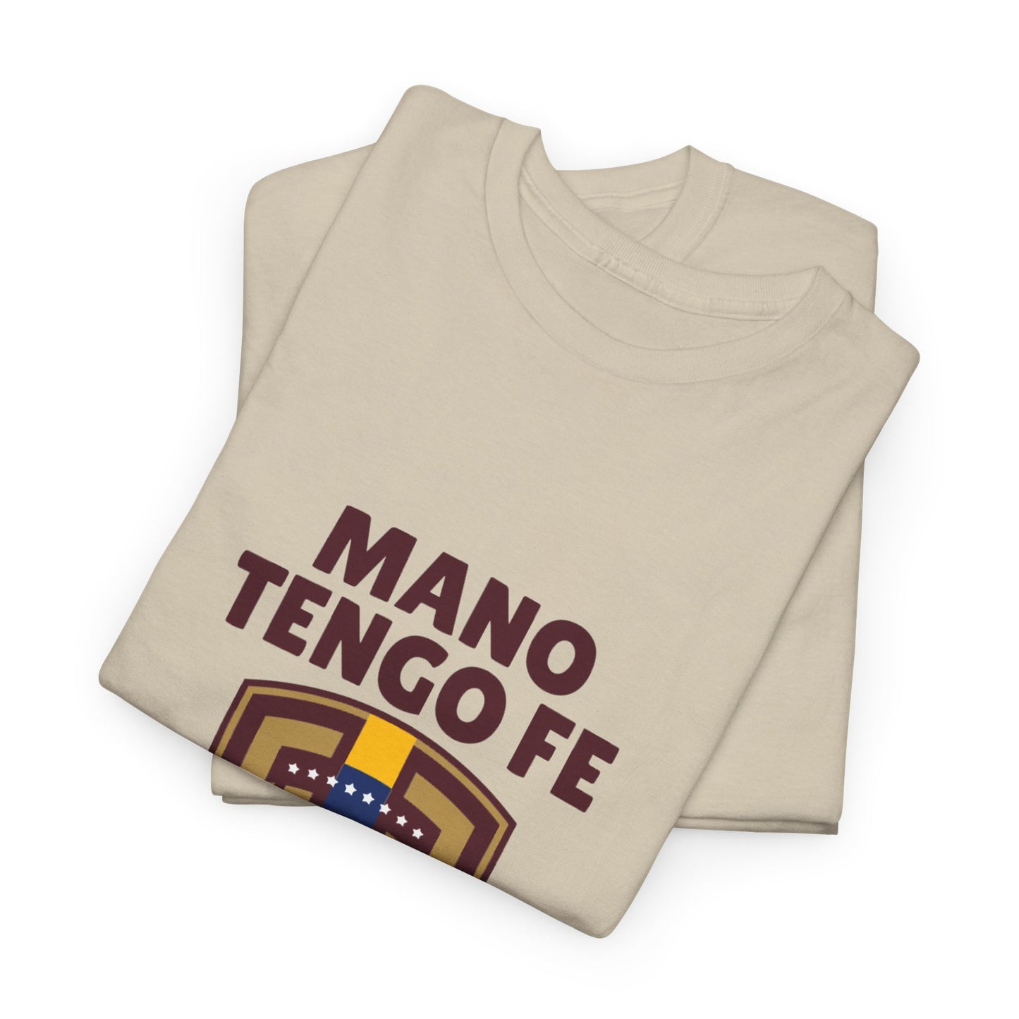 Venezuela  Unisex Heavy Cotton Tee, Motivational Shirt, Casual Wear, Gift for Believers, Mano tengo fe, Everyday Tees, [...]