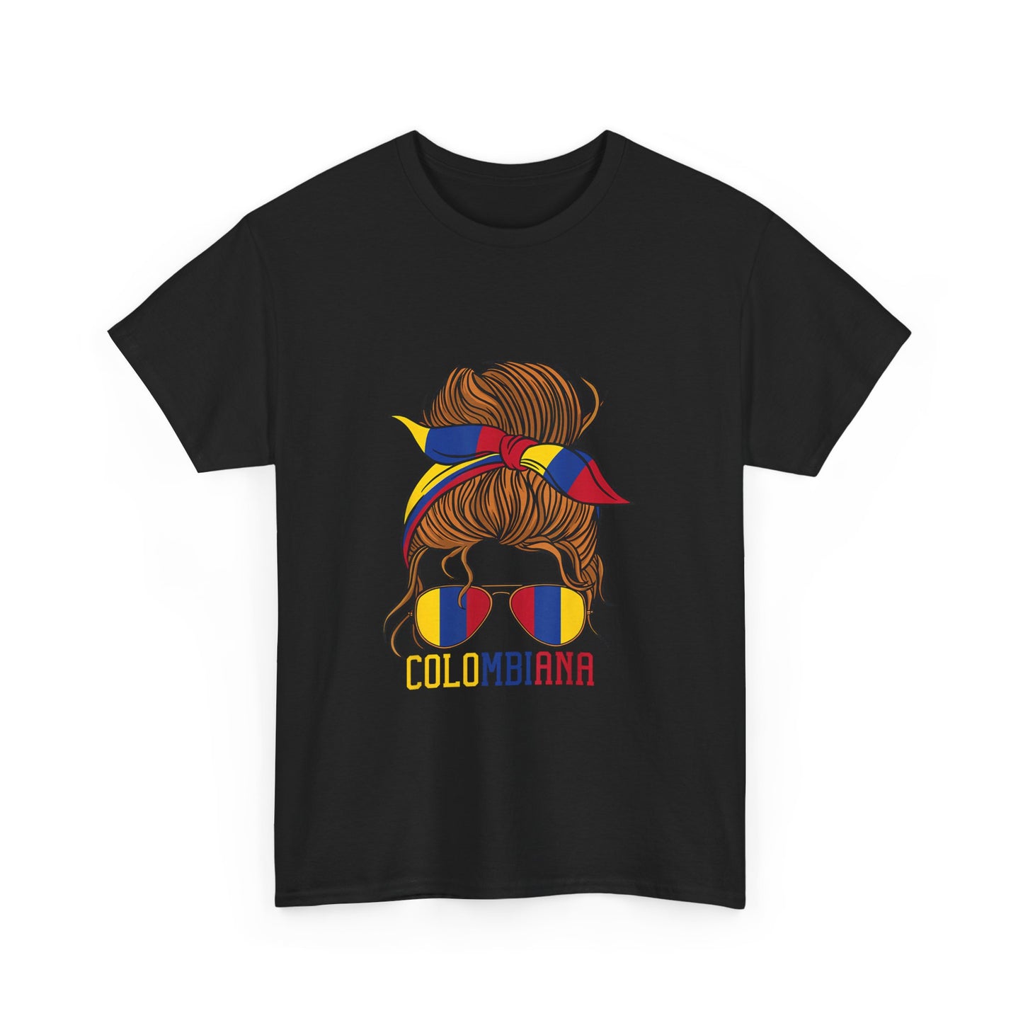 Colombian Girl Design Tee, Camiseta Colombian Girl, T-shirt Colombian, Moda Colombiana