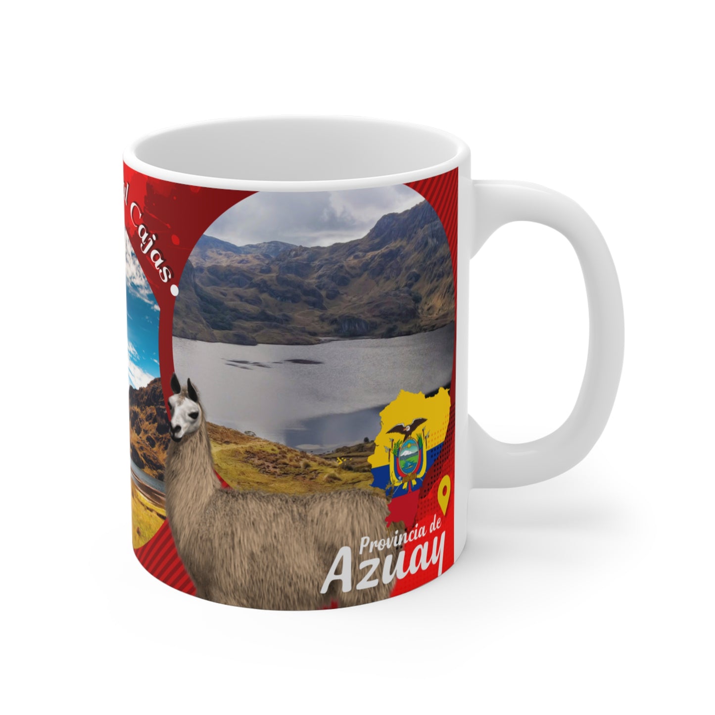 Ecuador Thematic Travel Mug - Scenic Souvenir Coffee Cup, Perfect Gift for Travelers, Nature Lovers, or as a Unique Keepsake, Taza Ecuador