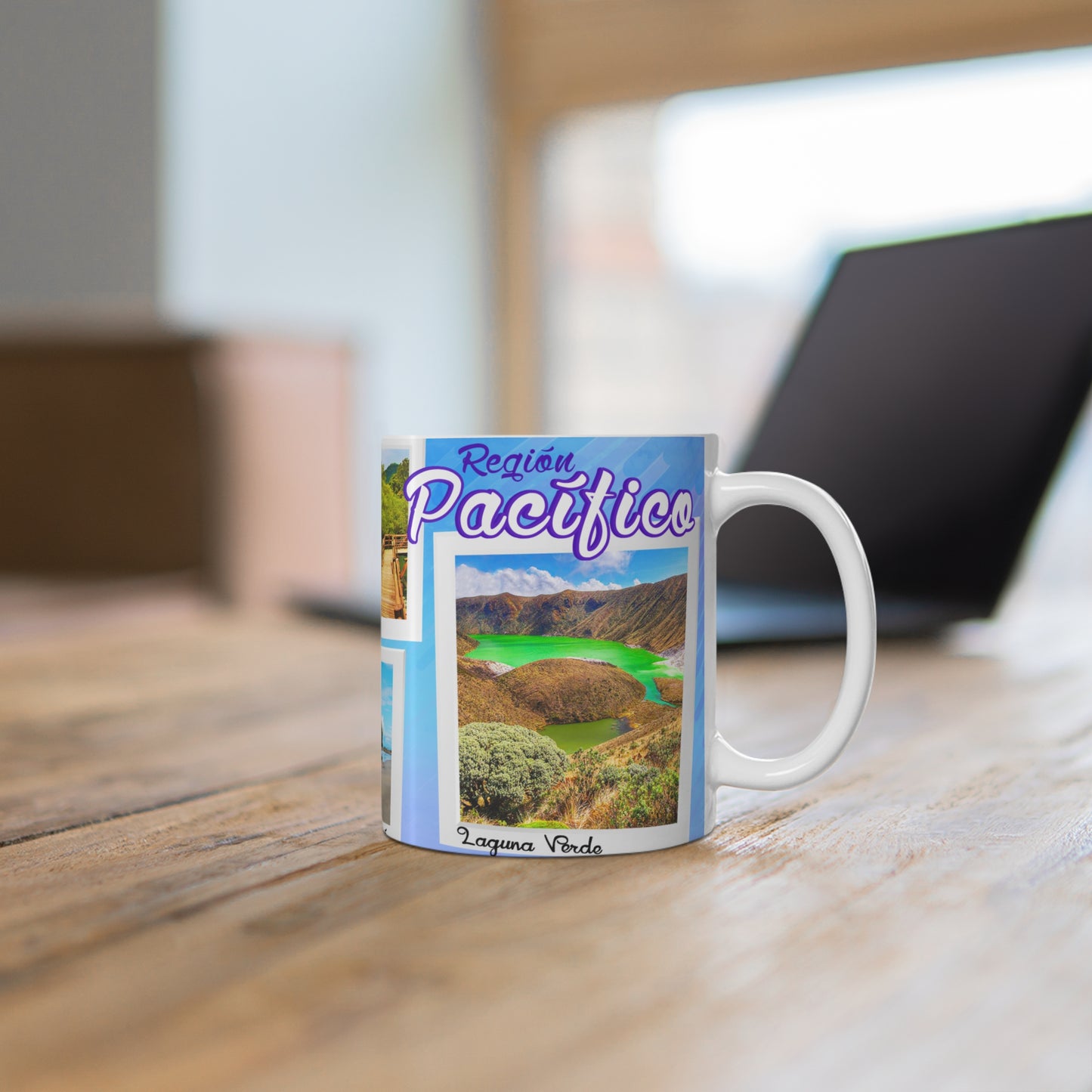 Scenic Travel Mug - Perfect for Adventure Lovers, Travel Enthusiasts, Nature Lovers, Gifts for Friends, Vacation Memories, Pacifico Colombiano