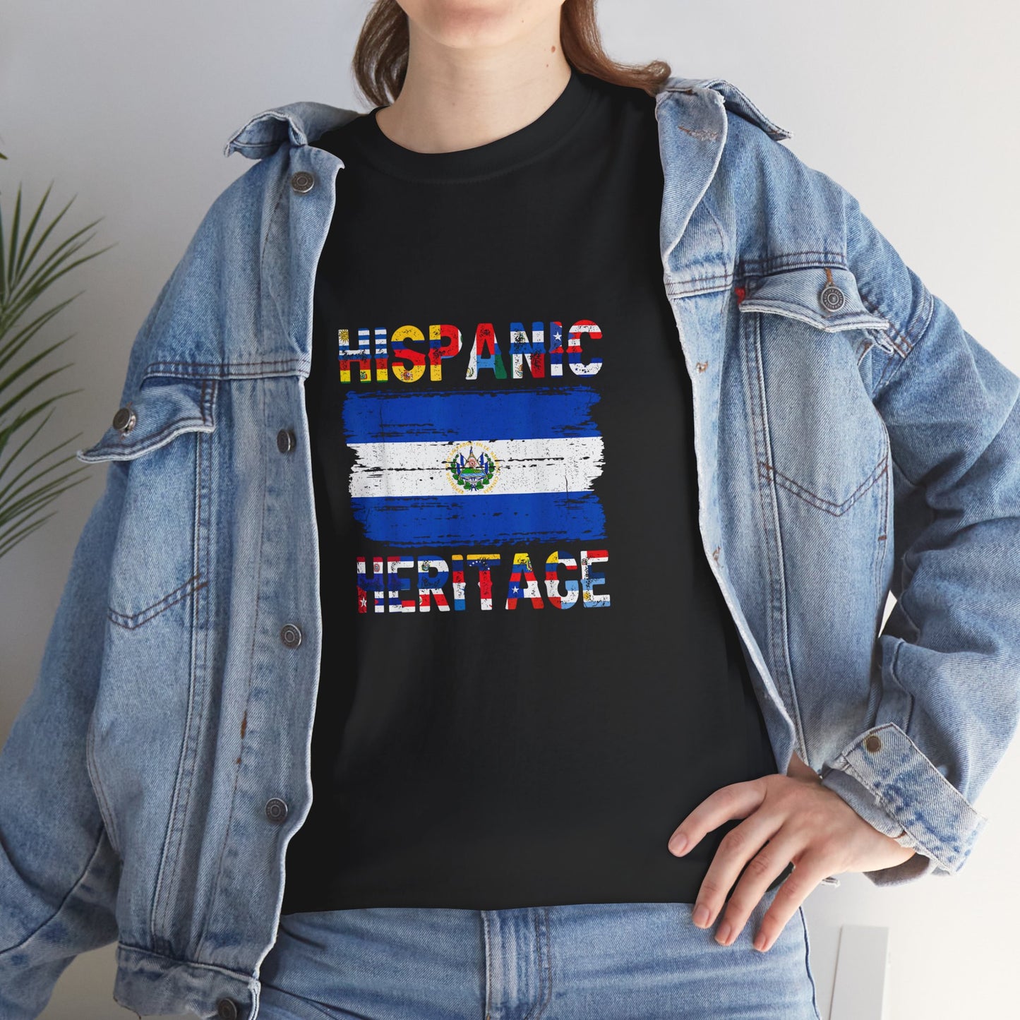 Hispanic Heritage Unisex Tee, Celebration T-Shirt, Cultural Pride Top, Gift for Heritage Month, Casual Wear, Everyday Style