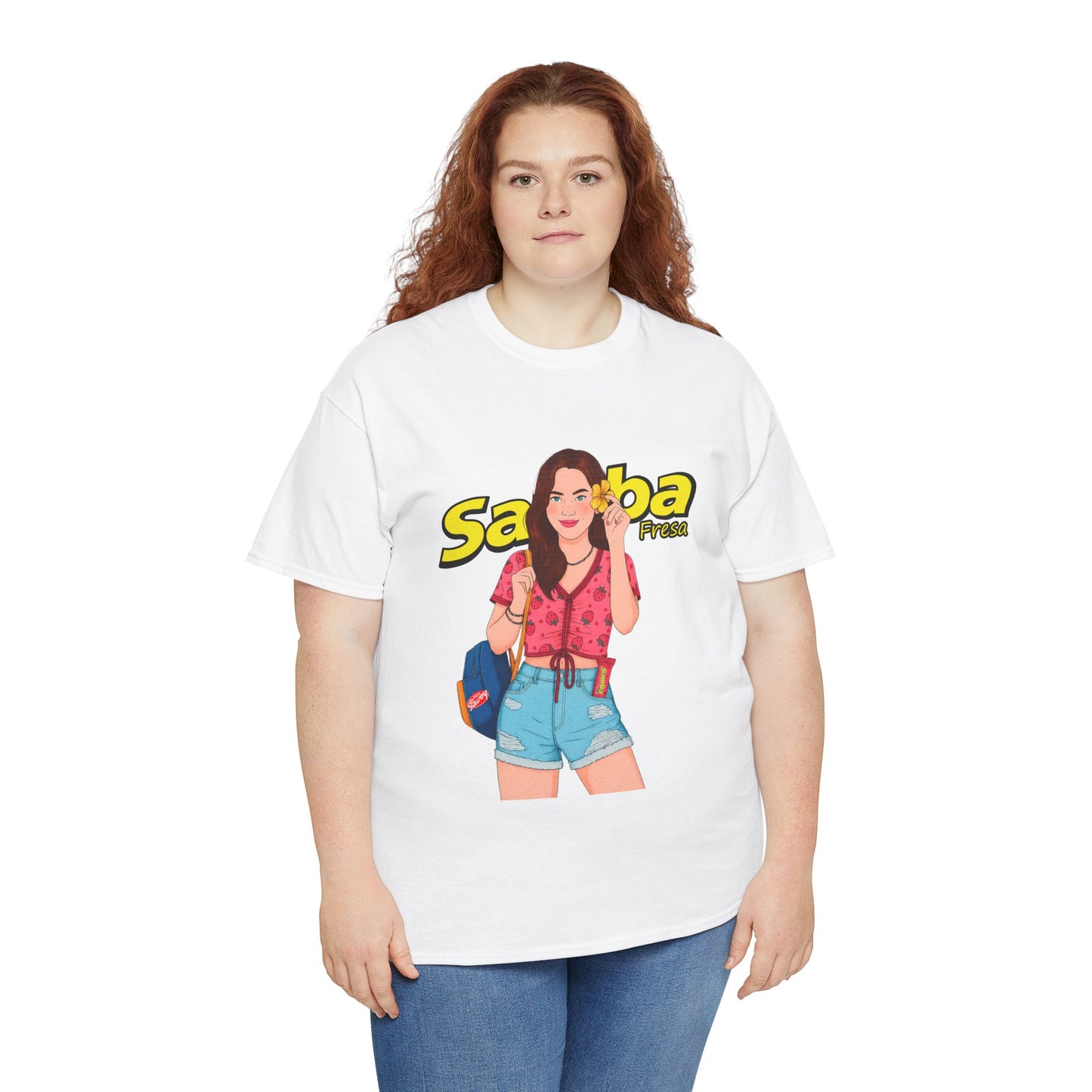 Samba Vibes Unisex Cotton Tee, Casual Summer Shirt, Beachwear, Gift for Music Lovers, Festival Fashion, Camiseta Venezuela