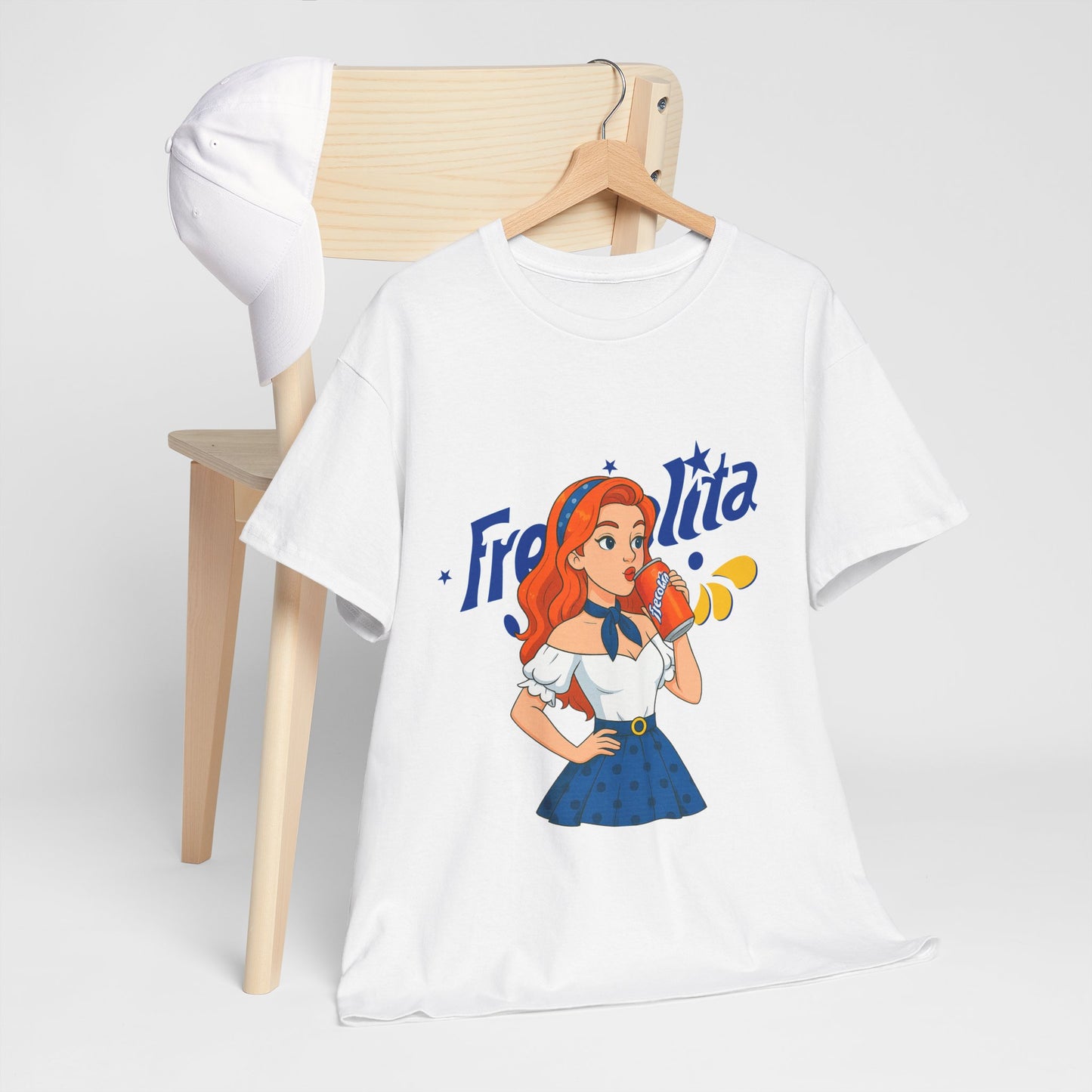 Retro Cartoon Graphic Tee, Fun Weekend Wear, Gift for Her, Nostalgic Style, Perfect for Birthdays, Casual Outfits, Summer Days, Camiseta Venezuela