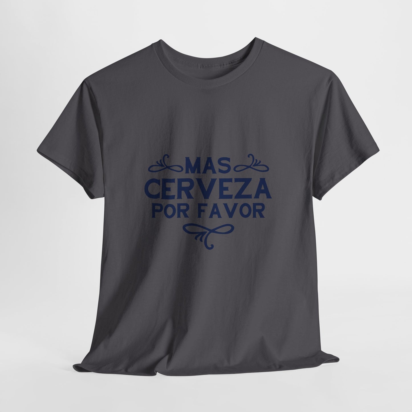 Funny Beer Lover Unisex Tee, Gift for Dad, Birthday Party Shirt, Casual Drinking Top, Humor T-Shirt, Mas Cerveza