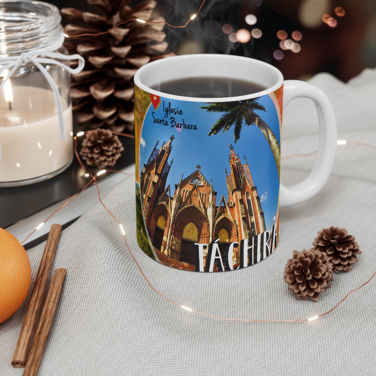 Venezuelan Landscape Mug, 11oz Travel Mug, Coffee Cup, Souvenir Gift, Scenic Keepsake, Nature Lover's Mug, Taza Venezuela