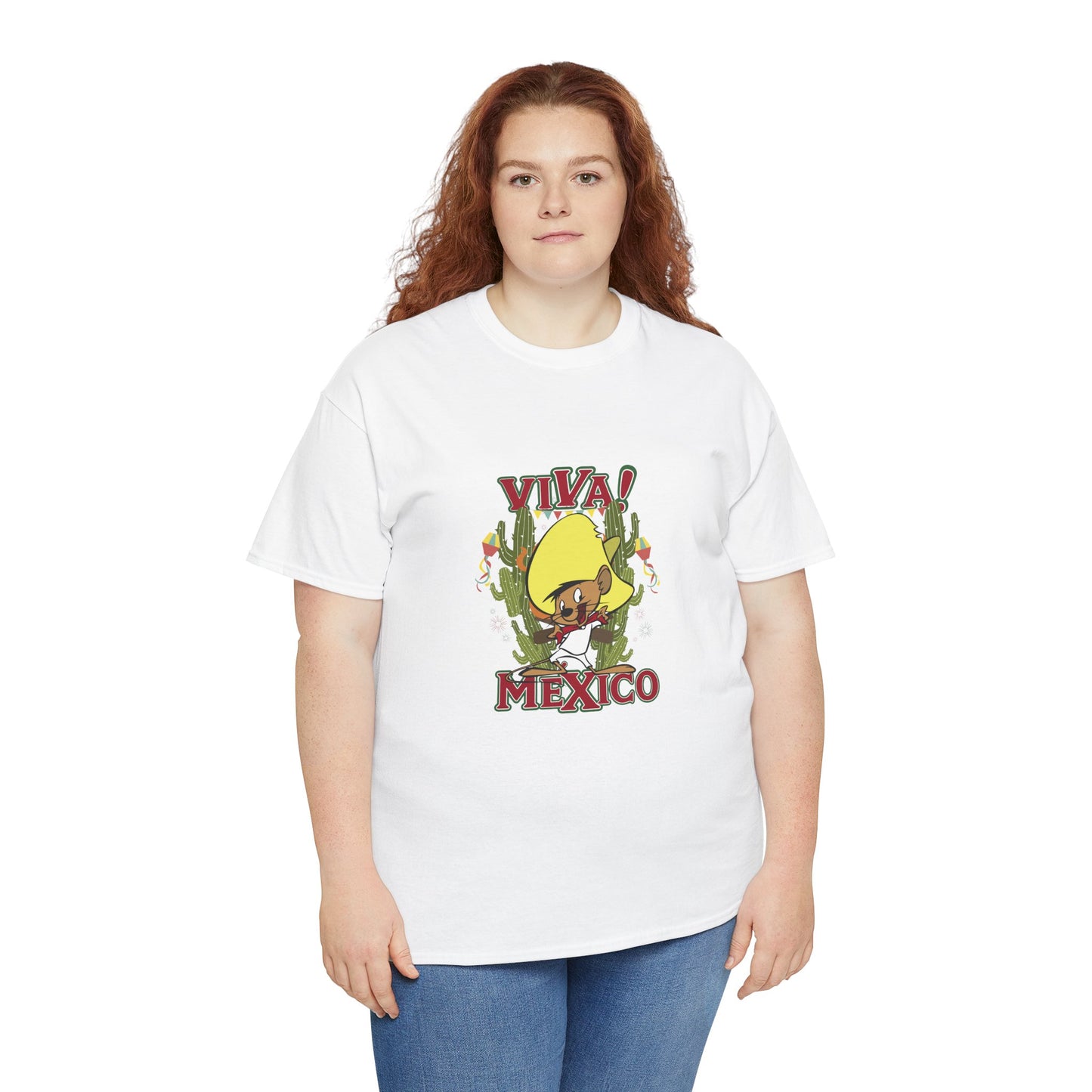 Viva Mexico Tee, Unisex Cotton Shirt, Festival Wear, Gift for Travel Lovers, Summer Party Top, Cactus Graphic Tee