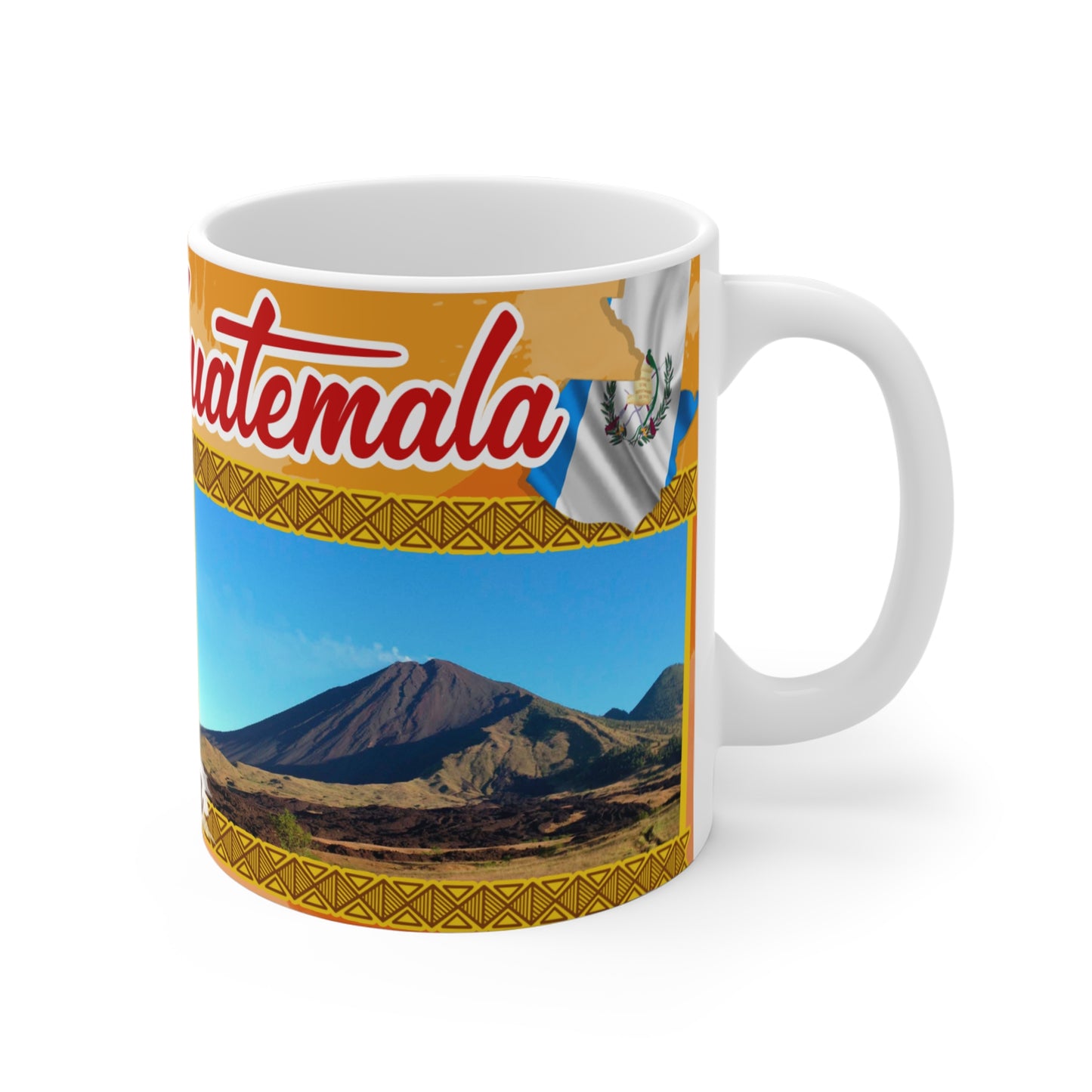 Guatemala Volcano Pacaya Mug, Travel Souvenir Cup, Gift for Adventurers, Coffee Lover's Mug, Nature Photography Drinkware, Taza Guatemala