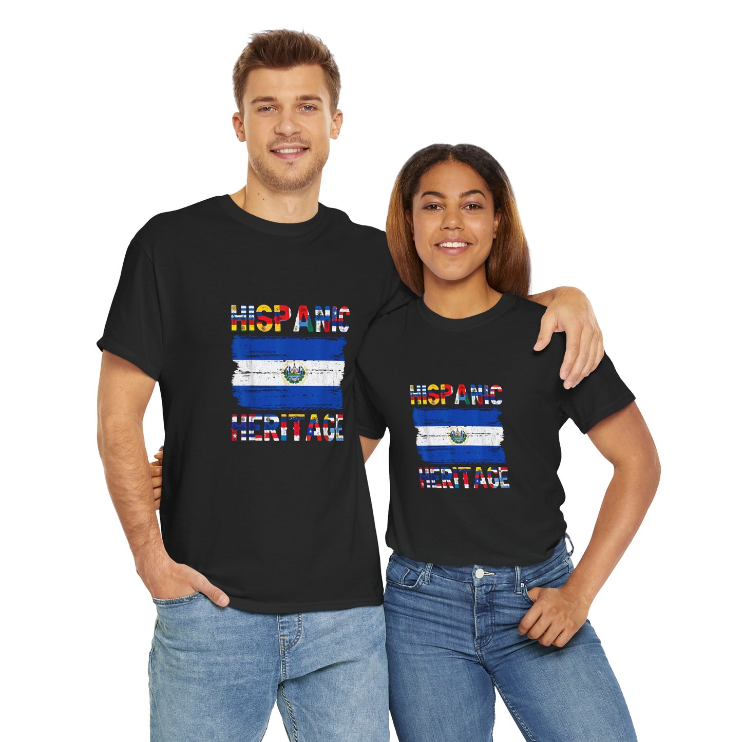 Hispanic Heritage Unisex Tee, Celebration T-Shirt, Cultural Pride Top, Gift for Heritage Month, Casual Wear, Everyday Style