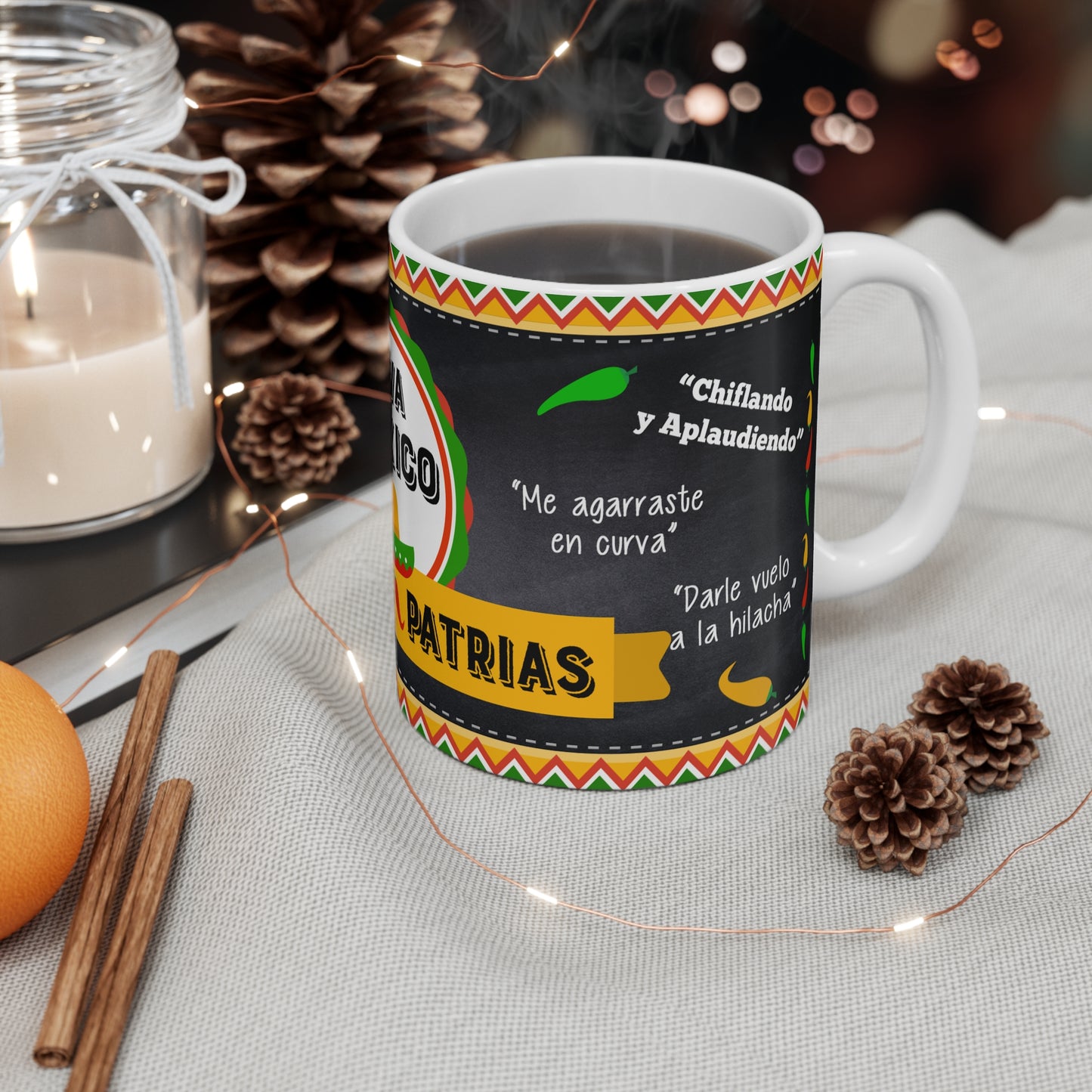 Viva México Fiesta Mug - Celebrate Mexican Independence, Festive Drinkware, Unique Gift, Cultural Celebration, Party Essentials