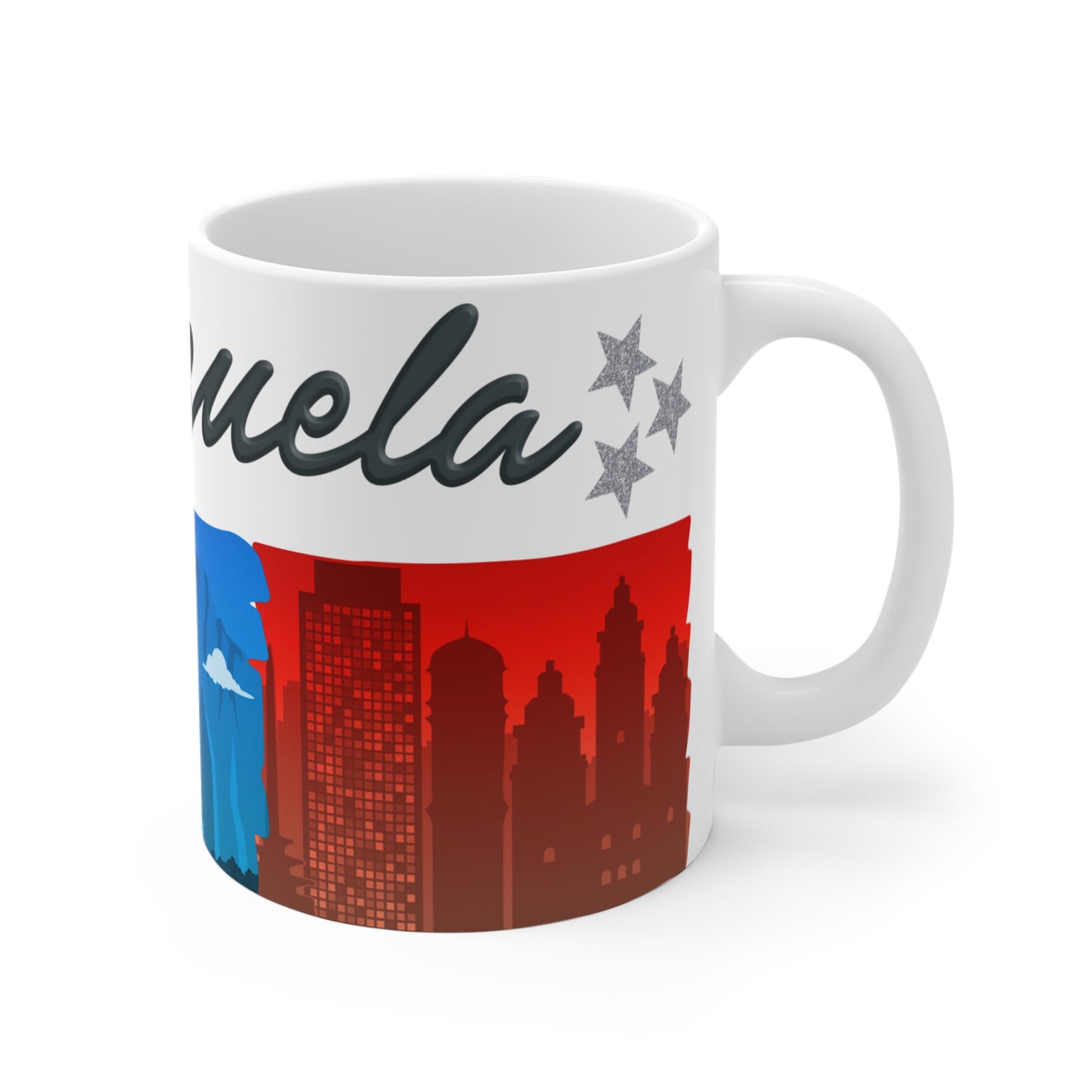 Vibrant Venezuela Mug, Travel Gifts, Coffee Cup, Souvenir Drinkware, Colorful Nature Design, Perfect for Travelers, Taza Venezuela