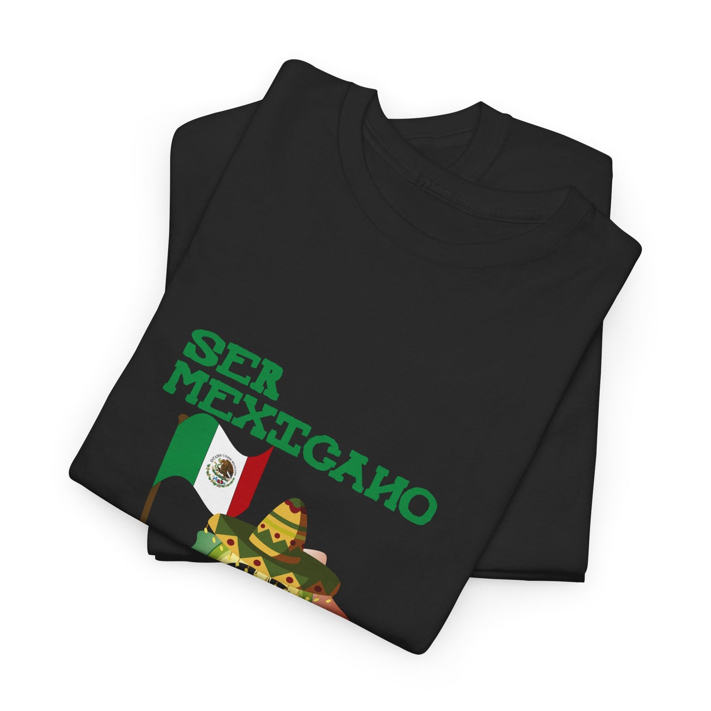 Mexican Heritage Tee, Celebrate Pride, Unisex Cotton T-Shirt, Fun Tees for Friends, Cultural Design, Gift for Heritage Month