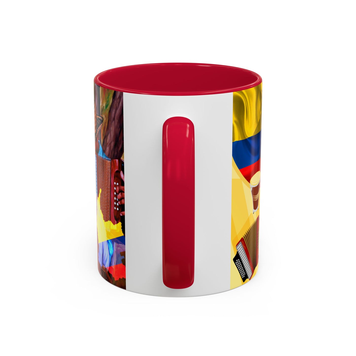 Colorful Colombian Art Mugs, Coffee Cup, Unique Gift, Vibrant Design, Home Decor, Cultural Celebrations