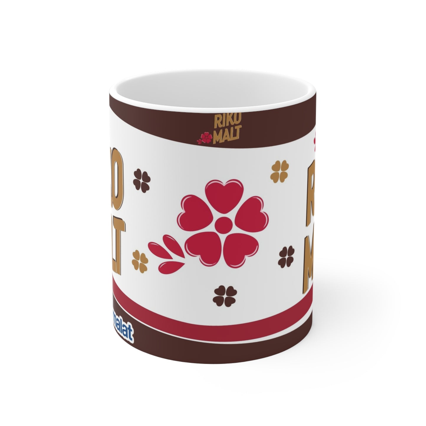 Riko Malt Mug | Heartwarming Gift for Coffee Lovers | Perfect for Valentine's Day, Birthdays, and Cozy Evenings | Cute Floral Design, Taza Venezuela