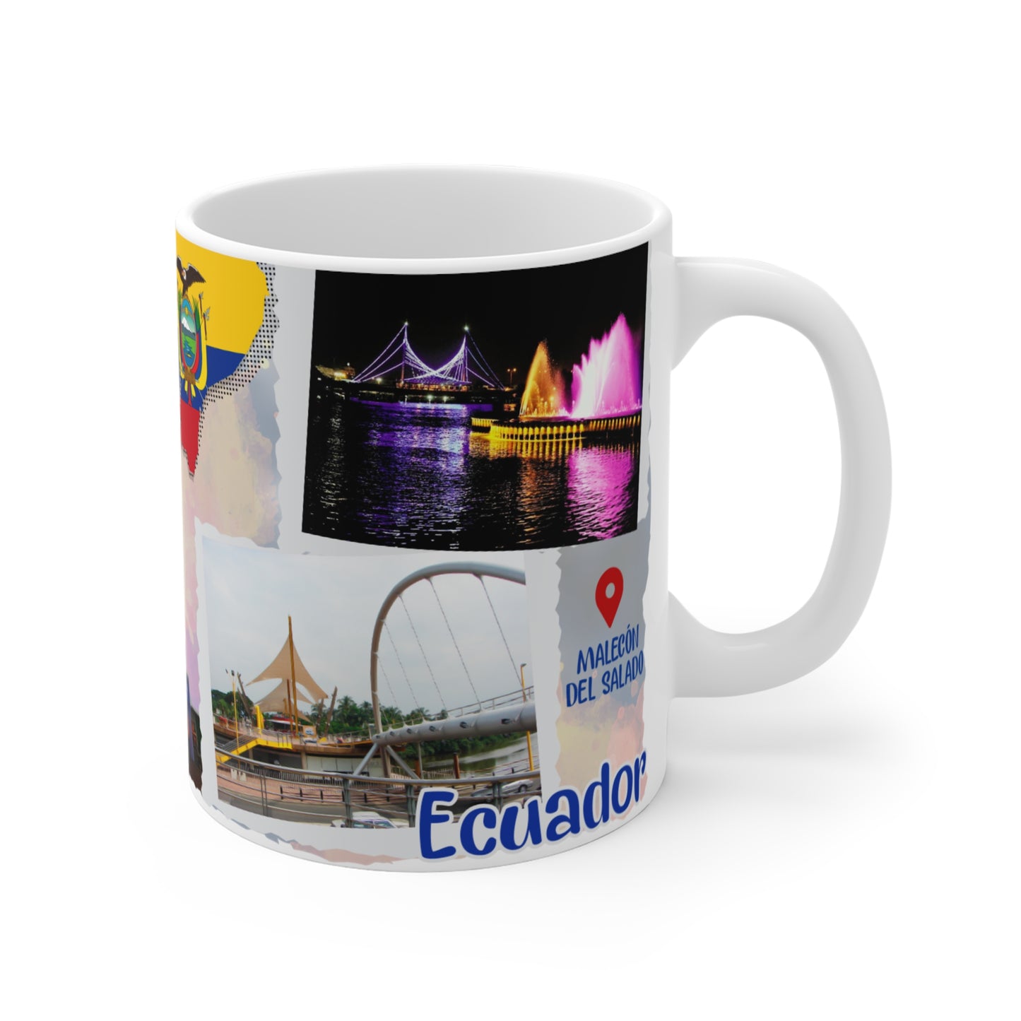 Guayaquil 11oz Mug, Travel Souvenir, Coffee Lover Gift, Ecuador Mug, Cityscape Drinkware, Fun Travel Keepsake, Taza Ecuador