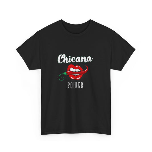 Chicana Power Tee, Unisex Heavy Cotton Tee, Empowerment Shirt, Latina Pride Apparel, Statement T-Shirt, Cultural Pride Wear