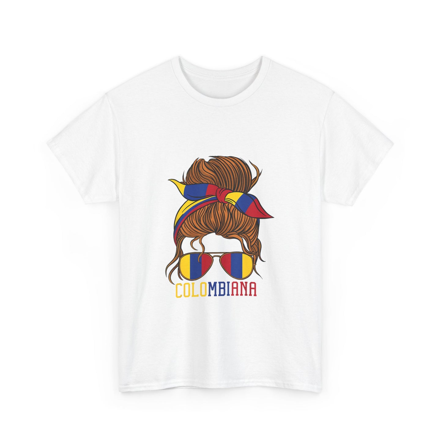 Colombian Girl Design Tee, Camiseta Colombian Girl, T-shirt Colombian, Moda Colombiana