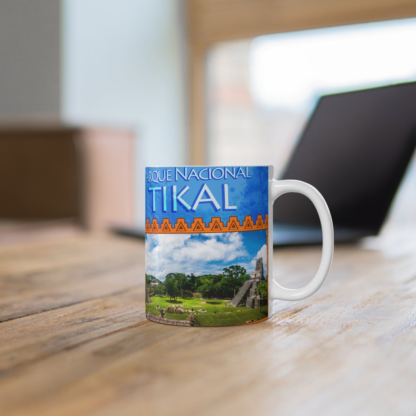 Guatemala Travel Mug, Perfect for Coffee Lovers, Souvenir Gift for Travelers, Explore Ancient Wonders, Unique Printed Ceramic Mug, Taza Guatemala