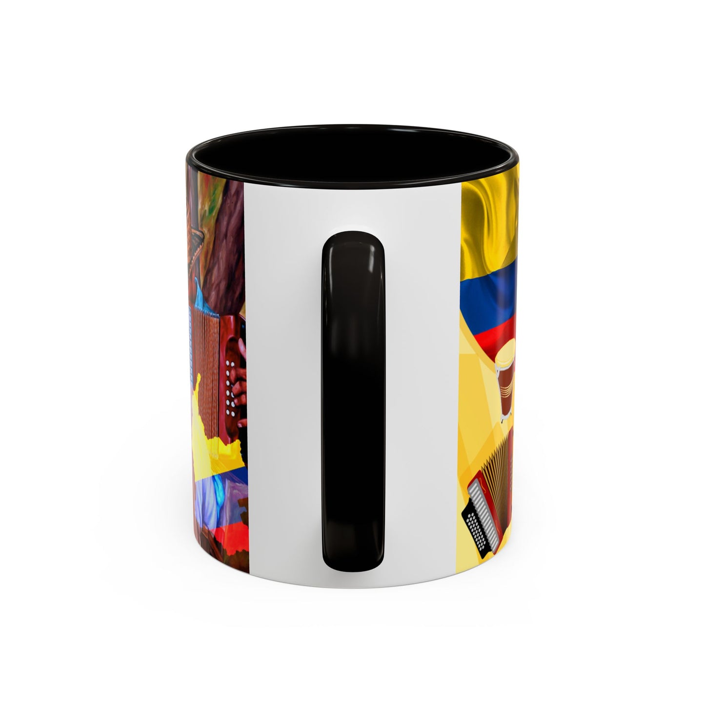 Colorful Colombian Art Mugs, Coffee Cup, Unique Gift, Vibrant Design, Home Decor, Cultural Celebrations