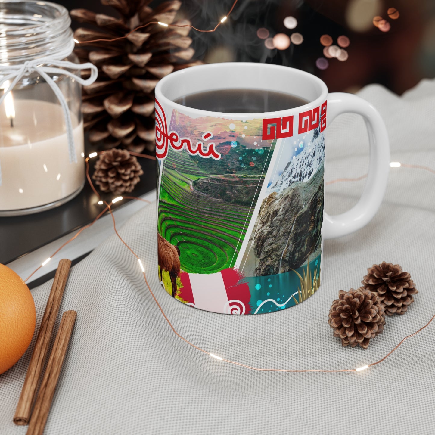 Peru Adventure Mug, Travel Mug, Nature Lover Gift, Coffee Mug, Souvenir Mug, Landscape Mug, Taza Perú