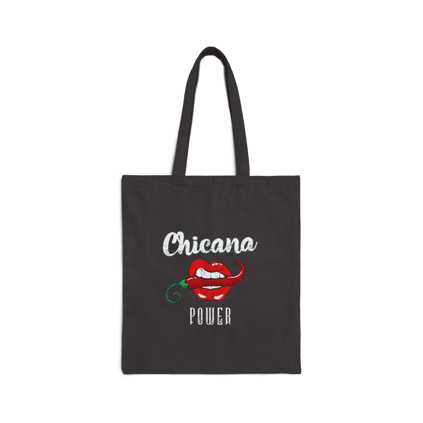 Chicana Power Tote Bag - Stylish Cotton Canvas, Eco-Friendly, Reusable Grocery Bag, Gift for Her, Empowerment Statement