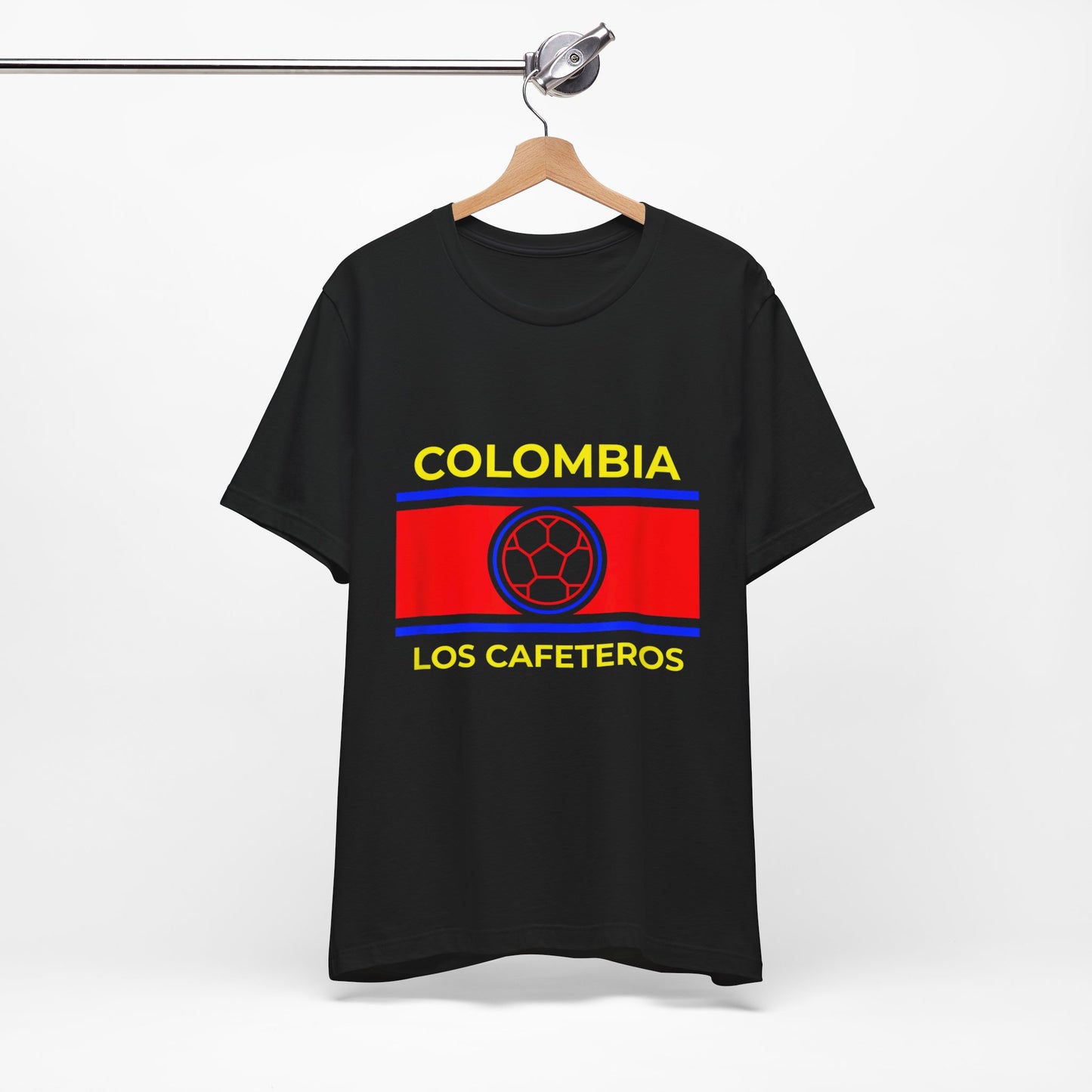 Colombia Los Cafeteros T-Shirt, Soccer Fan Apparel, Unisex Tee, Gift for Men & Women, National Pride Shirt, Casual Wear