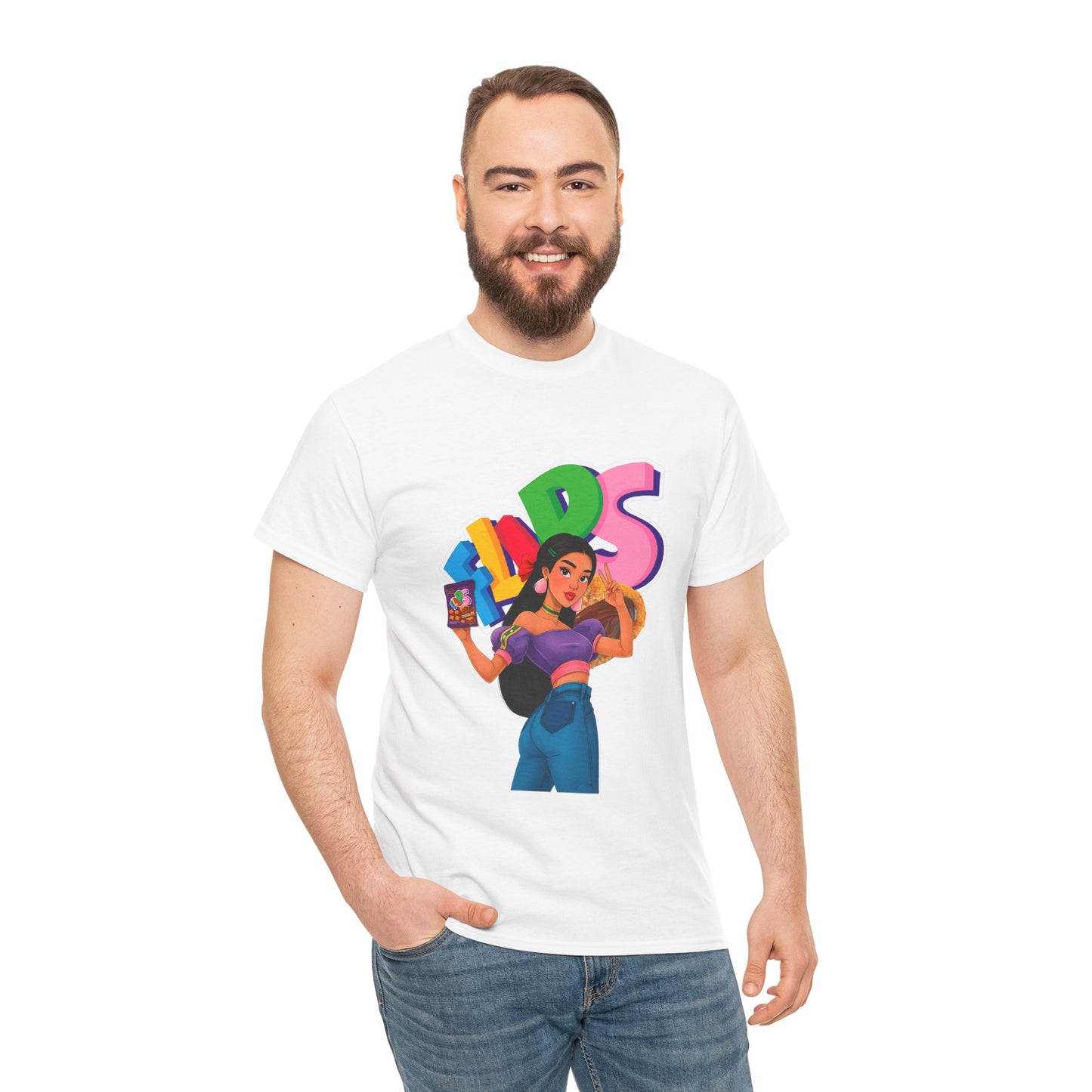 Vibrant Graphic Tee with Colorful Design, Unisex Cotton Shirt for Casual Wear, Street Style Fashion, Unique Gift Idea, Spring/Summer [...]