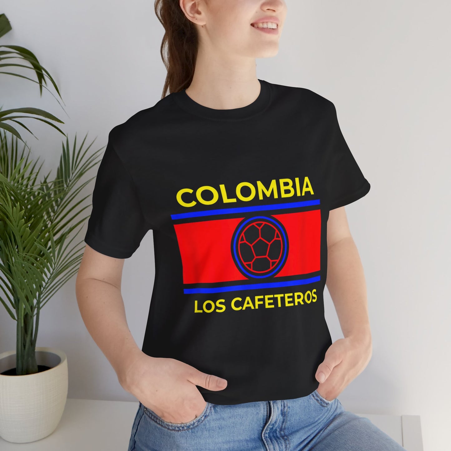 Colombia Los Cafeteros T-Shirt, Soccer Fan Apparel, Unisex Tee, Gift for Men & Women, National Pride Shirt, Casual Wear