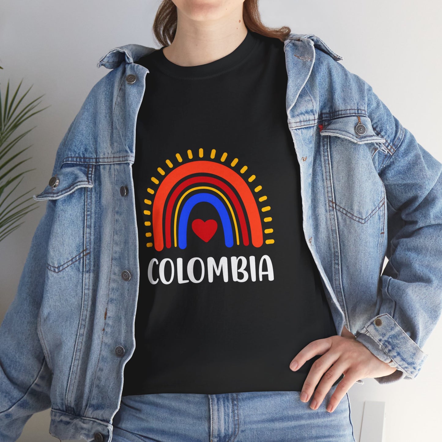Colombian Girl Design Tee, Camiseta Colombian Girl, T-shirt Colombian, Moda Colombiana