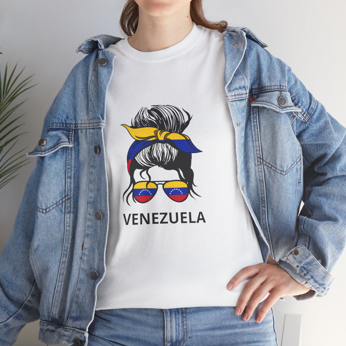 Venezuelan Pride Tee, Unisex Cotton T-Shirt, Casual Wear, Gift for Her, Summer Outfit, Cultural Celebration