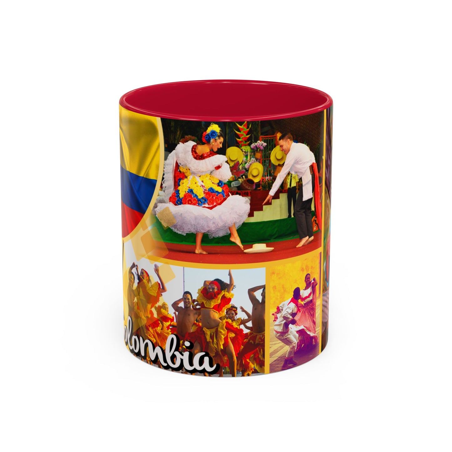 Colorful Colombian Art Mugs, Coffee Cup, Unique Gift, Vibrant Design, Home Decor, Cultural Celebrations