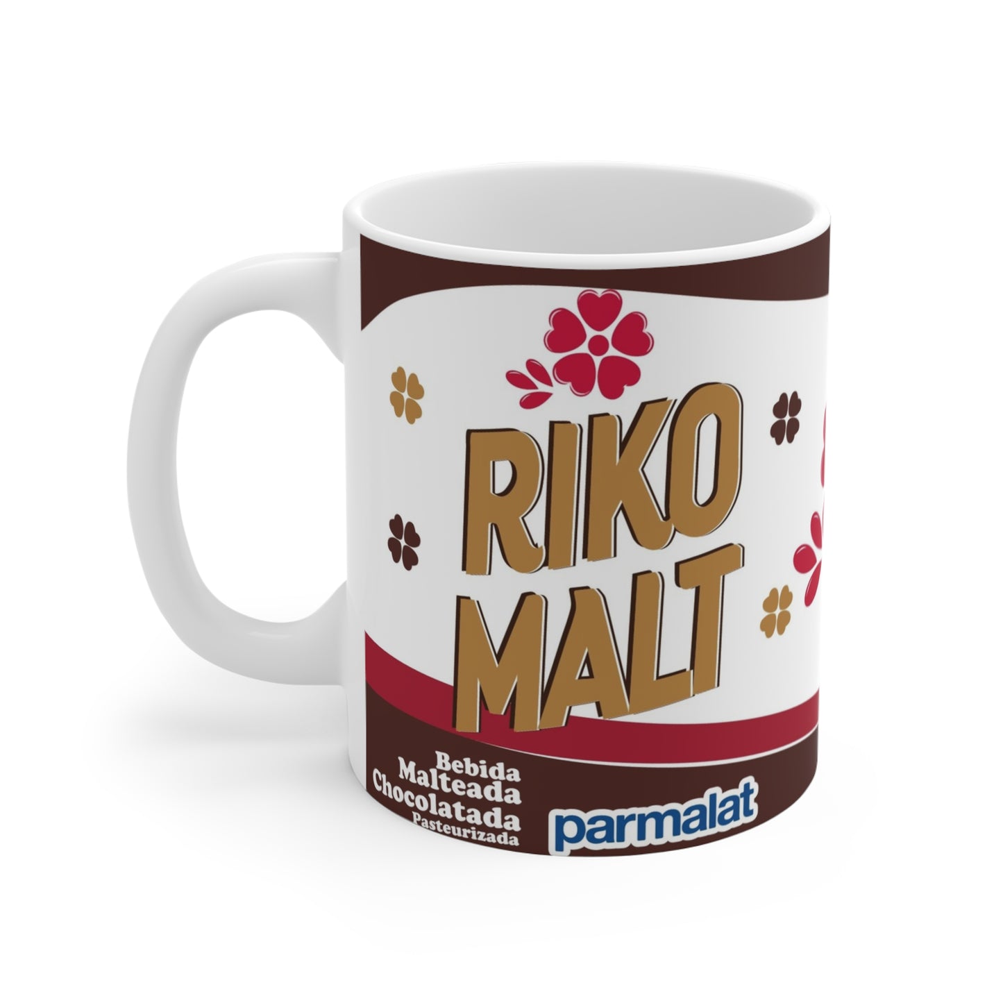 Riko Malt Mug | Heartwarming Gift for Coffee Lovers | Perfect for Valentine's Day, Birthdays, and Cozy Evenings | Cute Floral Design, Taza Venezuela