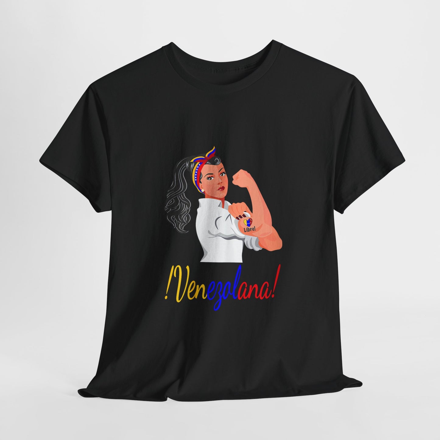 Empowering Unisex Tee with '¡Venezolana!' Design, Inspirational Gift, Motivational Apparel, Perfect for Celebrations or Everyday Wear