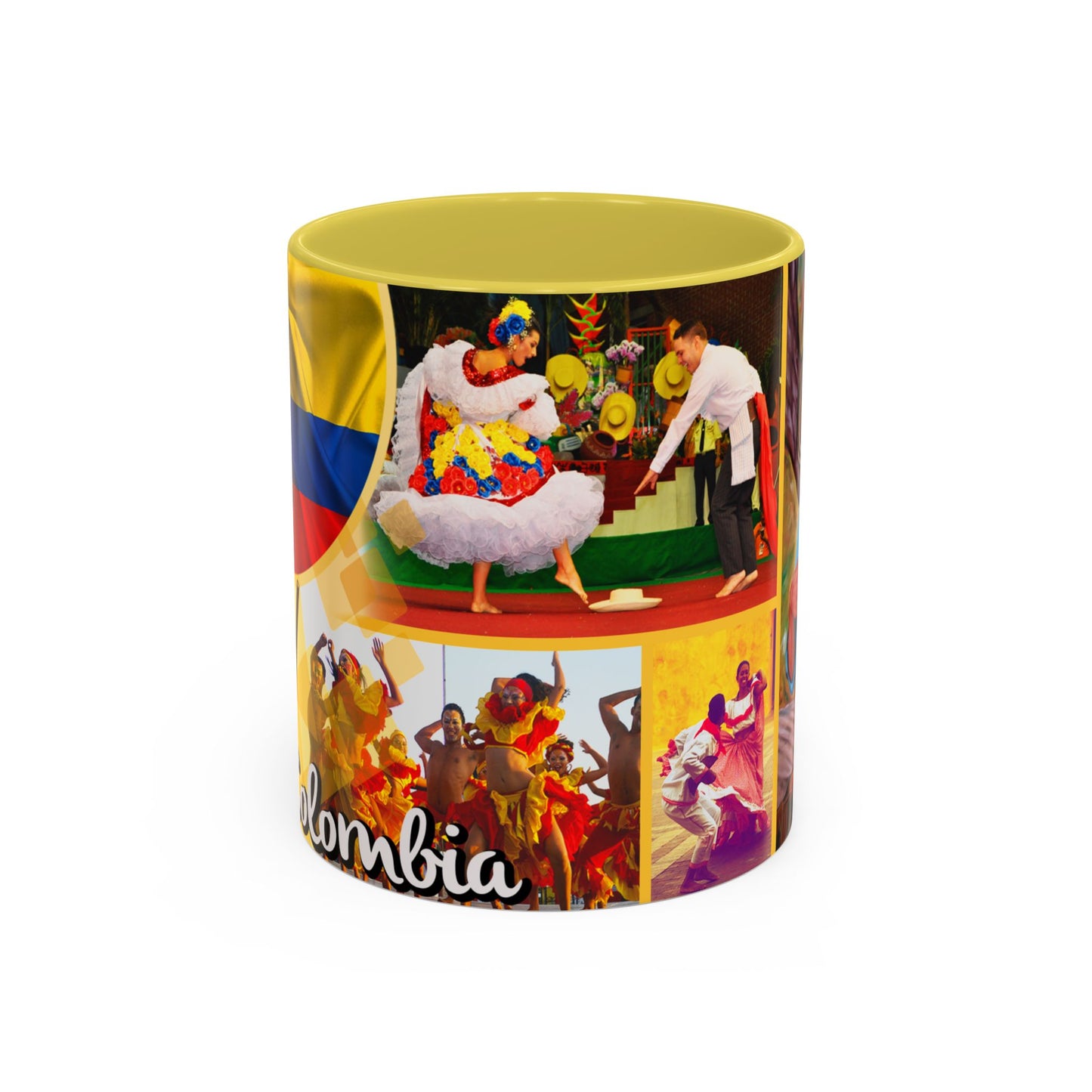 Colorful Colombian Art Mugs, Coffee Cup, Unique Gift, Vibrant Design, Home Decor, Cultural Celebrations