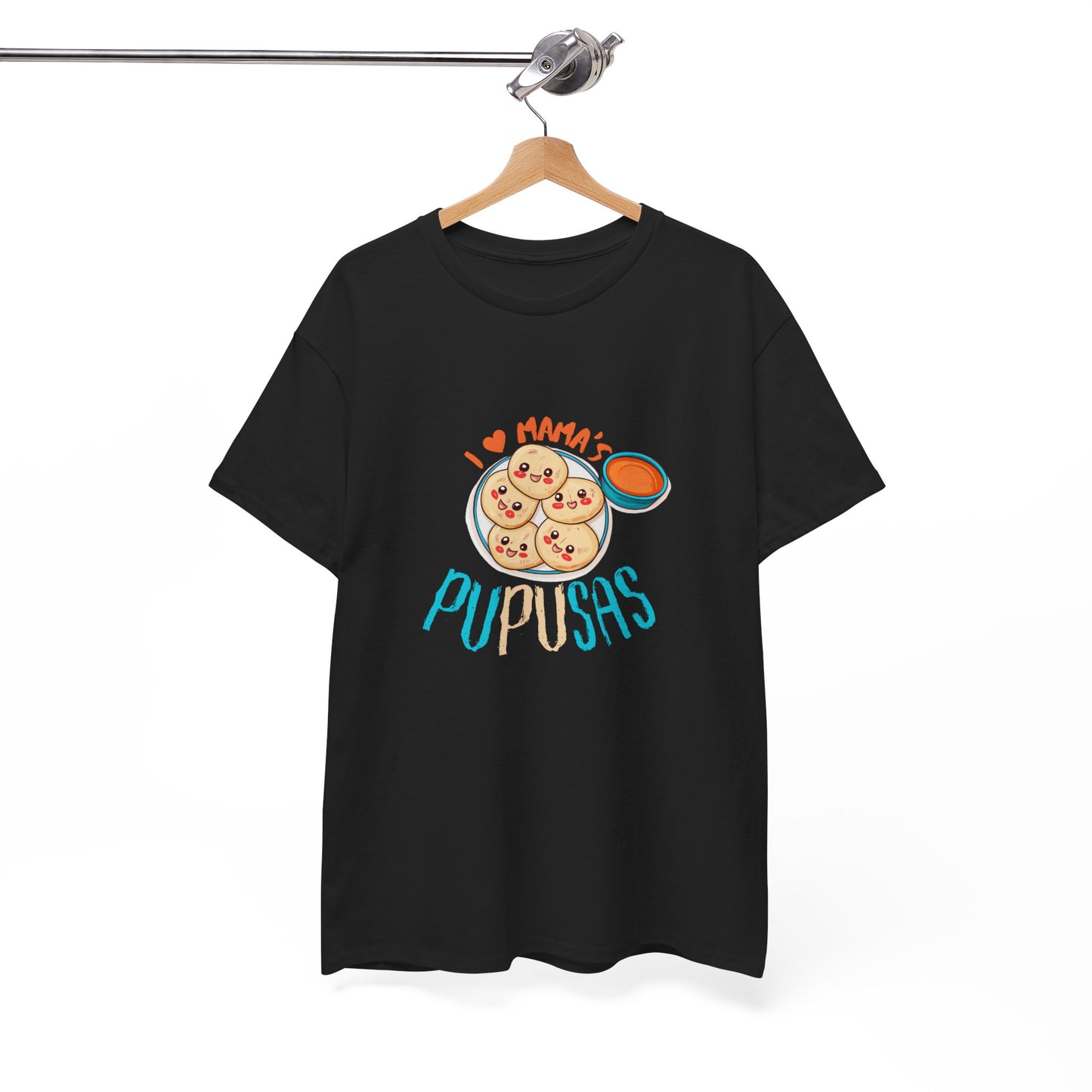 Pupusas Love Tee, Foodie Shirt, Gift for Food Lovers, Casual Wear, Kitchen Humor Tee, T-Shirt for Pupusa Fans