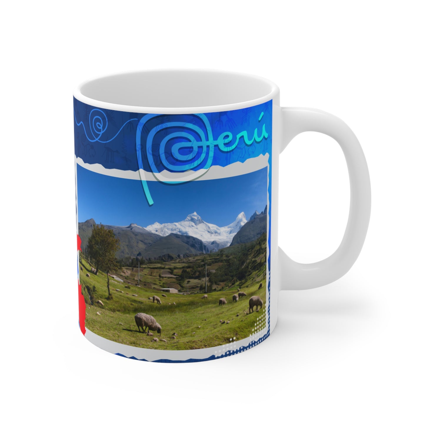 Stunning Huascarán National Park Mug, Perfect for Nature Lovers, Gifts for Travelers, Scenic Coffee Cup, Eco-Friendly Kitchenware, Taza Perú