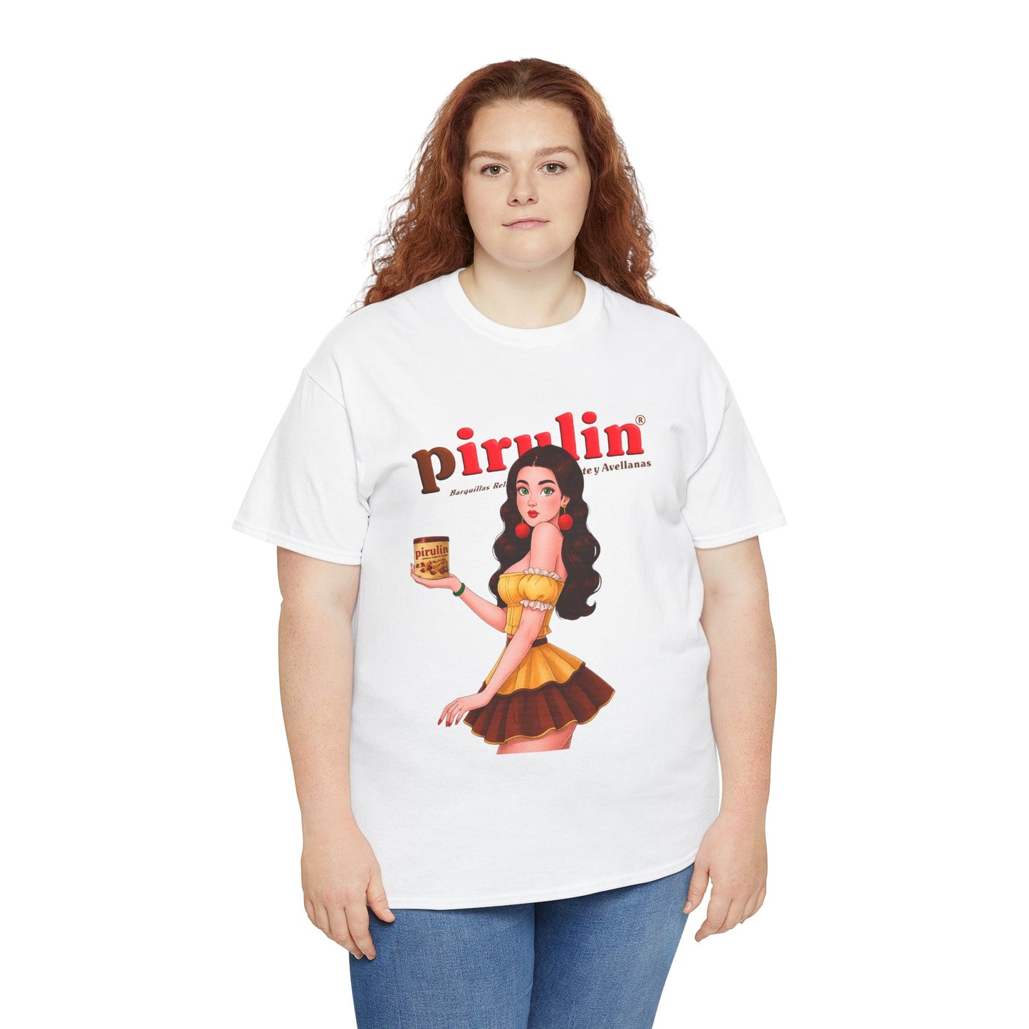 Vintage Style Graphic Tee with Retro Girl Design | Unisex Cotton T-Shirt, Casual Wear, Gift Idea, Summer Fashion, Statement Shirt, Pirulin