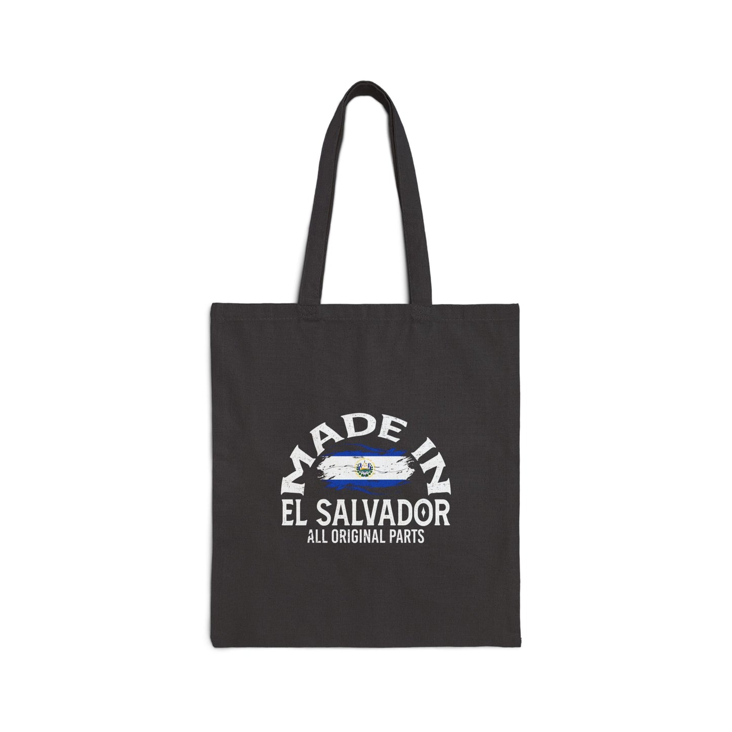 Made in El Salvador Cotton Canvas Tote Bag - Eco-Friendly Shopper, Gift for Travelers, Unique Souvenir, Everyday Tote