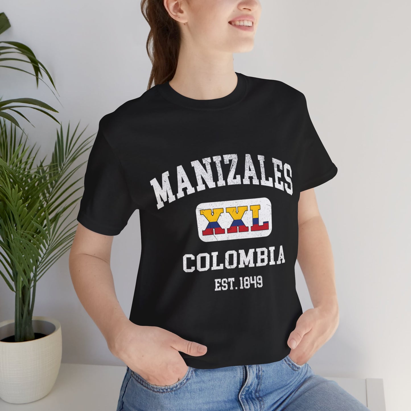 Vintage Manizales Colombia Tee, Unisex T-Shirt, Travel Souvenir, Casual Wear, Gift for Explorers, Est. 1849
