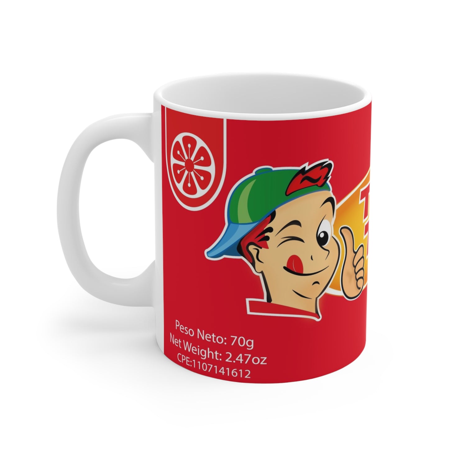 Tip Top Cheerful Mug for Coffee & Tea Lovers, Fun Gift for Birthdays, Holidays, Collectibles, Retro Style Kitchen Decor, Taza Venezuela