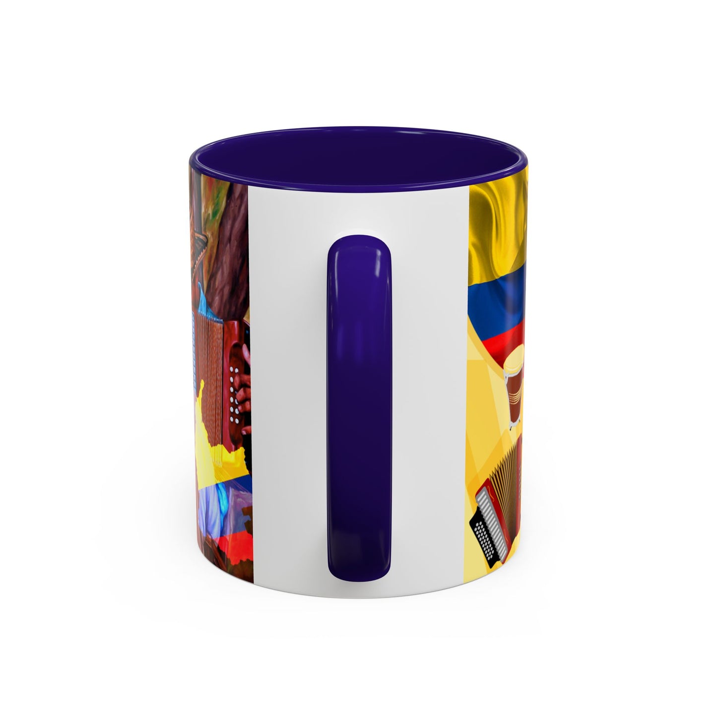 Colorful Colombian Art Mugs, Coffee Cup, Unique Gift, Vibrant Design, Home Decor, Cultural Celebrations