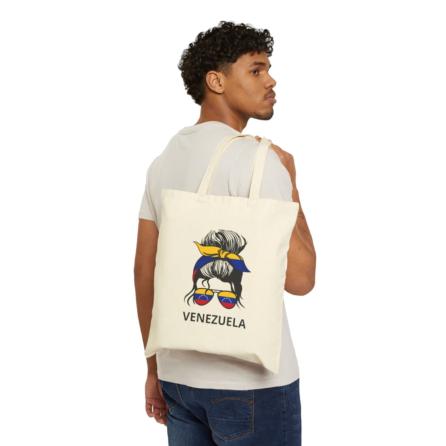 Venezuelan Pride Tote Bag, Eco-Friendly Shopping Bag, Summer Beach Tote, Travel Bag, Gift for Her, Festival Accessory