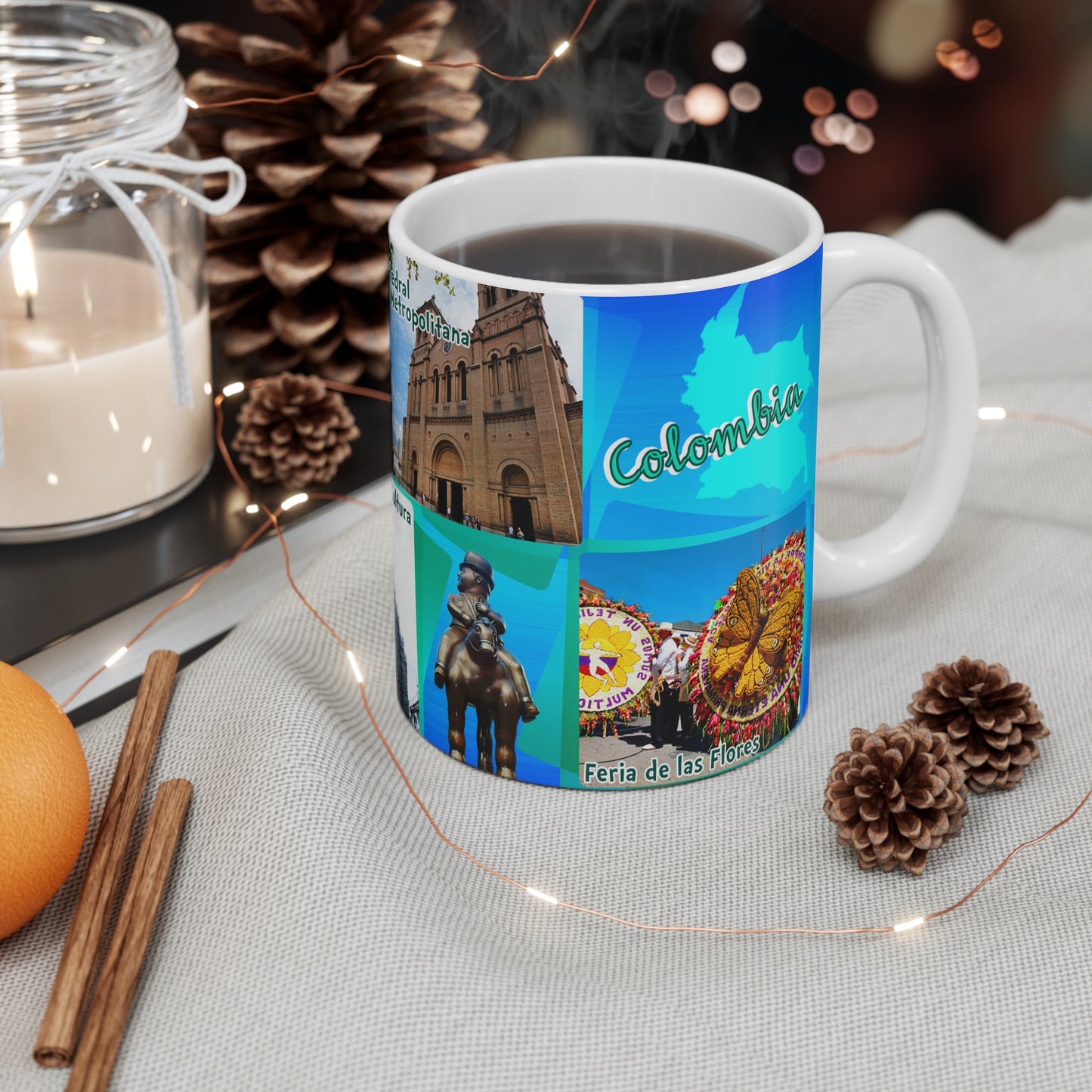 Medellín Adventure Mug | Travel Souvenir, City Lover Gift, Coffee Cup, Home Decor, Unique Collectible, Colombian Coffee