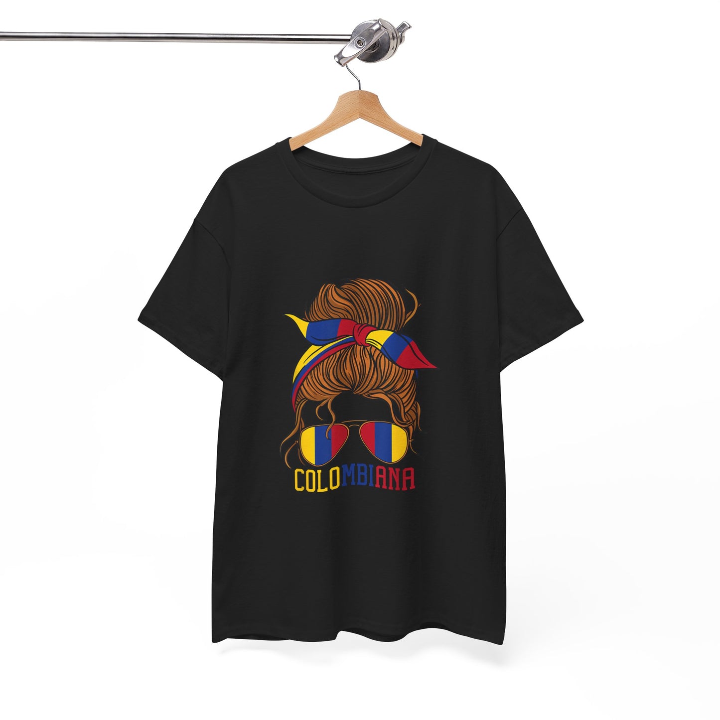 Colombian Girl Design Tee, Camiseta Colombian Girl, T-shirt Colombian, Moda Colombiana