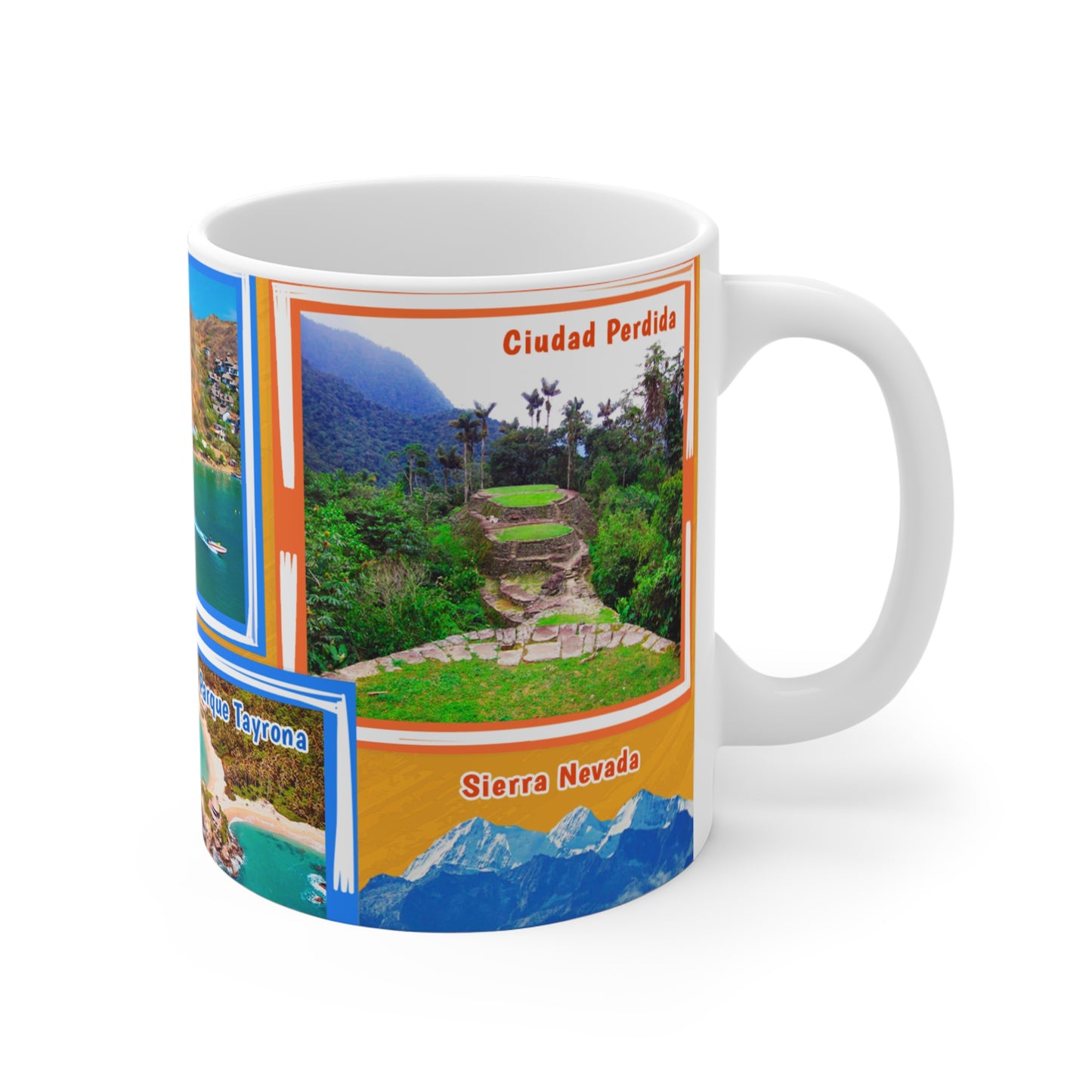 Santa Marta Mug with Tropical Destinations Design, Colorful Coffee Cup, Gift for Travelers, Vacation Memory Mug, Summer Vibes [...]