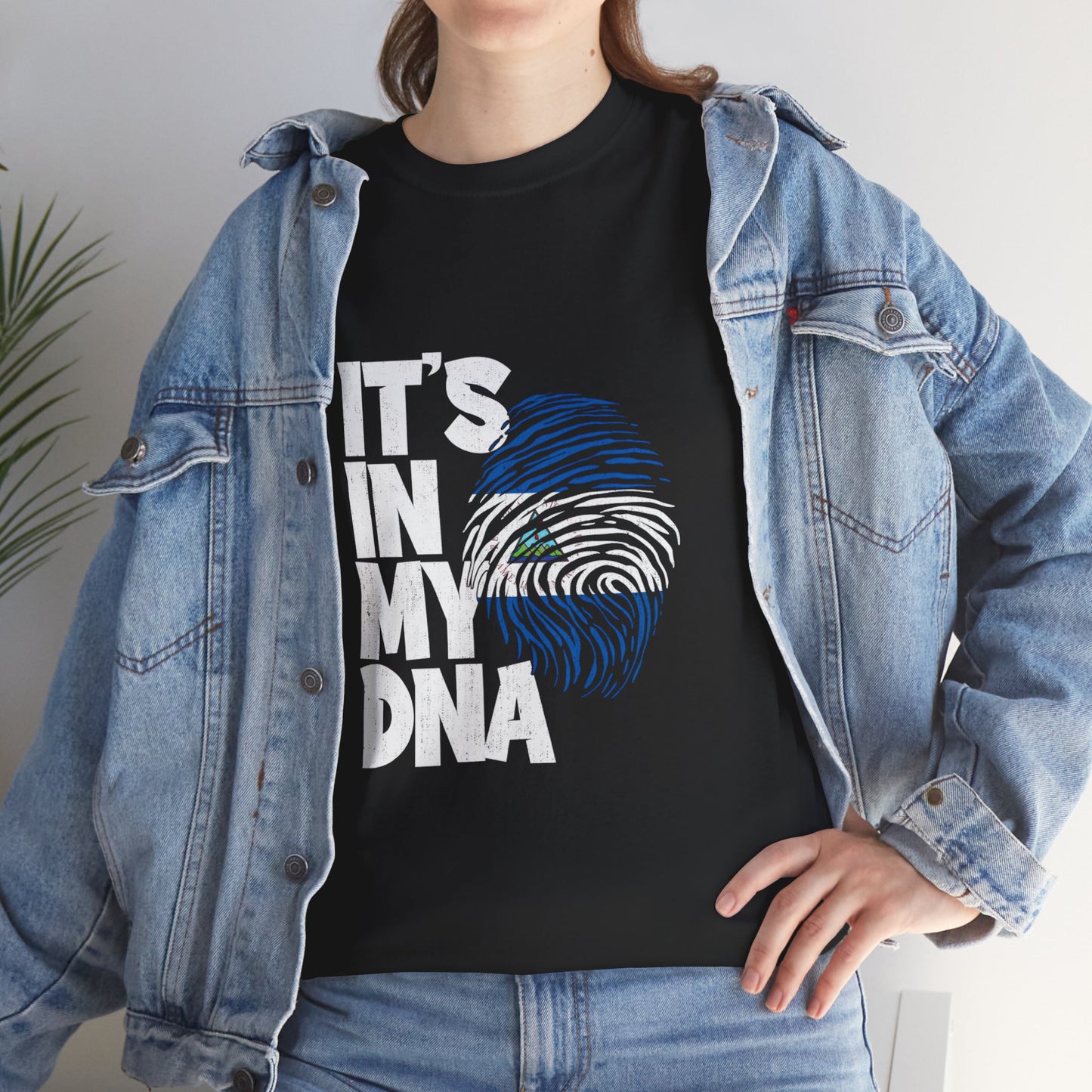 Nicaragua Unisex Heavy Cotton Tee - It's In My DNA Graphic Tee, Casual Wear, Gift for Friends, Family Reunion Shirt, Unique Statement Piece