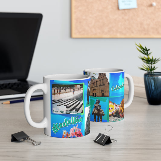 Medellín Adventure Mug | Travel Souvenir, City Lover Gift, Coffee Cup, Home Decor, Unique Collectible, Colombian Coffee