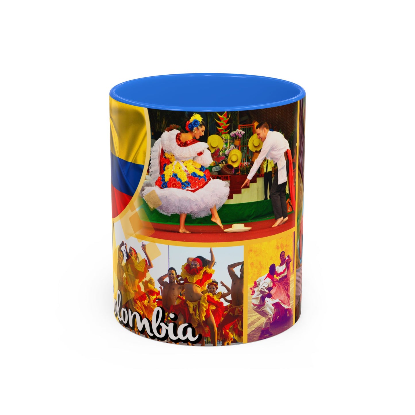Colorful Colombian Art Mugs, Coffee Cup, Unique Gift, Vibrant Design, Home Decor, Cultural Celebrations